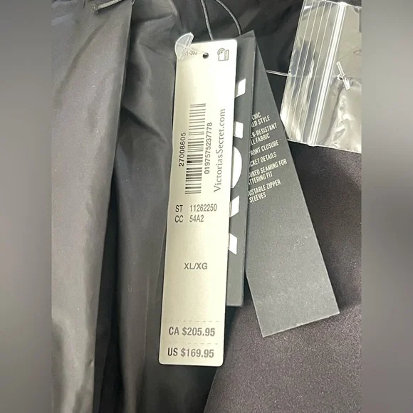 Victoria’s Secret VSX Nylon Blazer Casual,Formal,Sport, Women’s Sz XL Black NWT - Picture 8 of 14